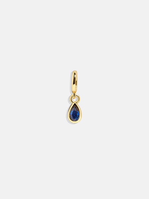 Birthstone Cluster Charm - Sapphire