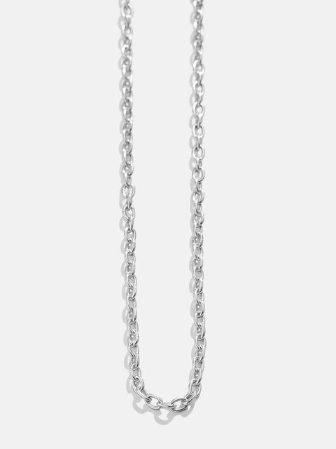 Cluster Charm Necklace Chain - Silver