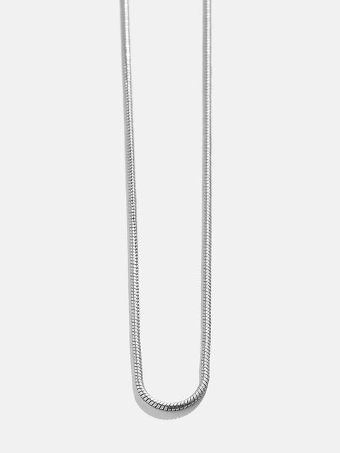 Cluster Charm Necklace Chain - Silver