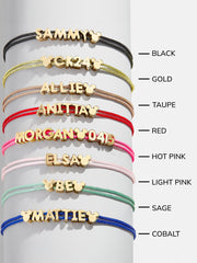 Mickey Mouse Disney Custom Cord Bracelet - Gold