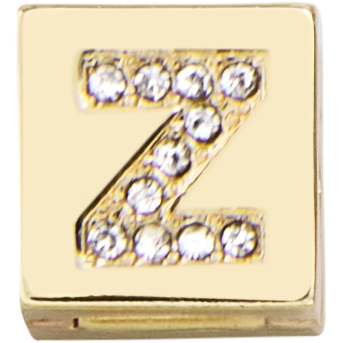 Square Hinge Letter Bead - Z