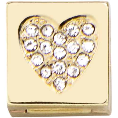 Square Hinge Bead - Heart