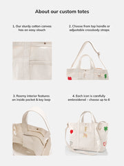 Custom Icon Tote - Natural