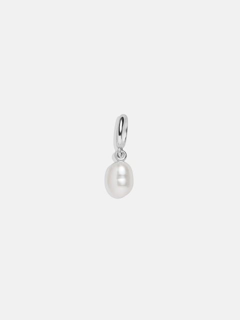 Freshwater Pearl Cluster Charm - Silver