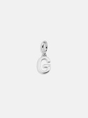 Classic Silver Initial Cluster Charm - G