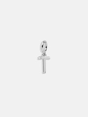 Classic Silver Initial Cluster Charm - T