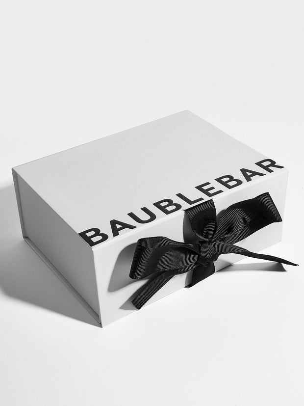 Large White Gift Box With Bow - Large Gift Box